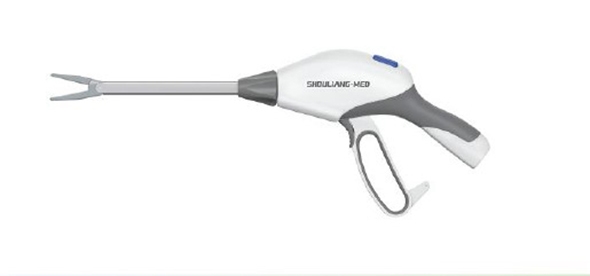 Isompi pihti, leikkaava verisuonensulkija,  ligatointiin. Toimii monissa eri generaattoreissa, 18 cm avokirurgiaan, Curved - 2