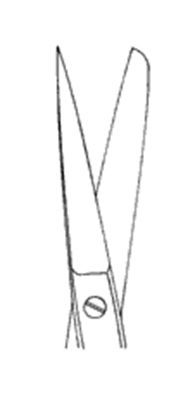 Sakset std. Suora, te/ty 10.5 cm - 2