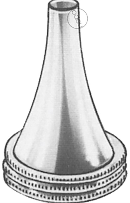 Korvasuppilo, Polizer. Sisähalkaisija 4mm, ulkohalkalkaisija 5mm. , Sisähalk. 4mm, ulkohalk. 5mm