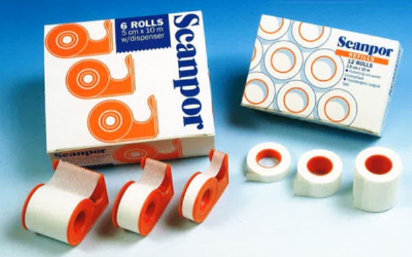 Kuitukangasteippi Scanpor, 12,5mmx10m 10KPL