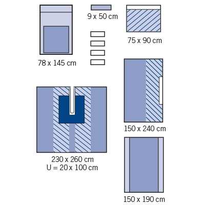 Peittpakkaus evercare® yleis, ster 8KPL - evercare®