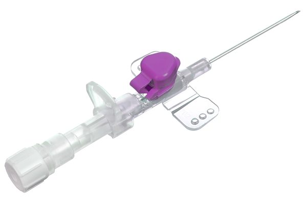 IV kanyyli Polyflex Adva, Port+wings 26Gx19mm lil 100KPL - PolyFlex Adva