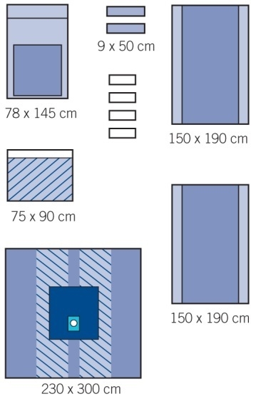 Raajapakkaus evercare® steriili 8KPL, steriili 8KPL - evercare®