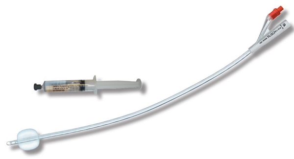 Katetri 2v AquaFlate+ m ruisku, 10ml ch12 40cm sil nelat 5KPL - Aquaflate