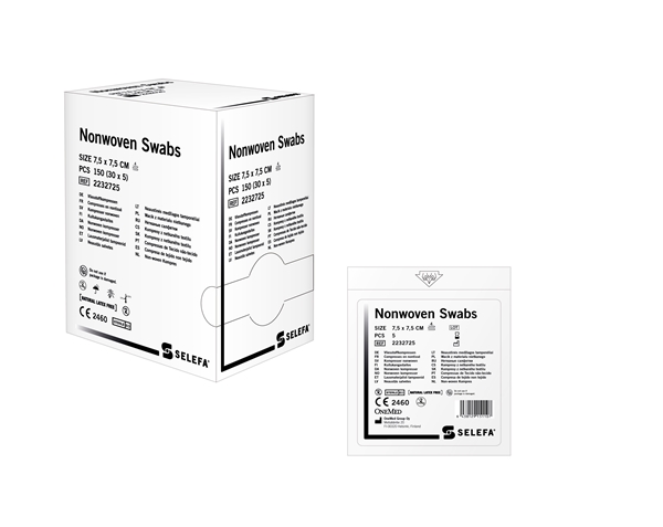 Kuitukangastaitos SELEFA®, 7,5x7,5cm 5/pss ster 150KPL - SELEFA® - 2