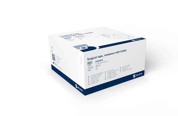 Kuitukangasteippi Selefa, 1,25cmx9,1m valk kela 24KPL - SELEFA® - 2