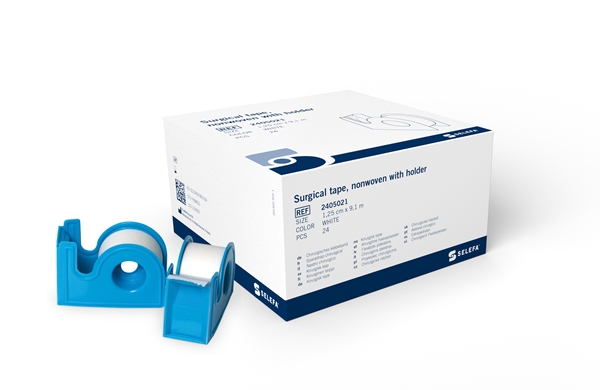 Kuitukangasteippi Selefa, 1,25cmx9,1m valk kela 24KPL - SELEFA® - 1