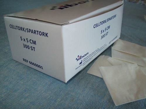 Ihonpuhdistuslappu kuivapaperi, 5x5cm 12krs irrallinen 300KPL