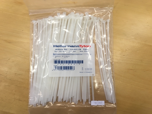 Nippuside 2,8 x 240mm, luonnonvalk 100kpl