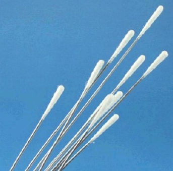 Näytteenottotikku vanupää 0.9x, 150mm teräsv 5/pss ster 500KPL - Microclean