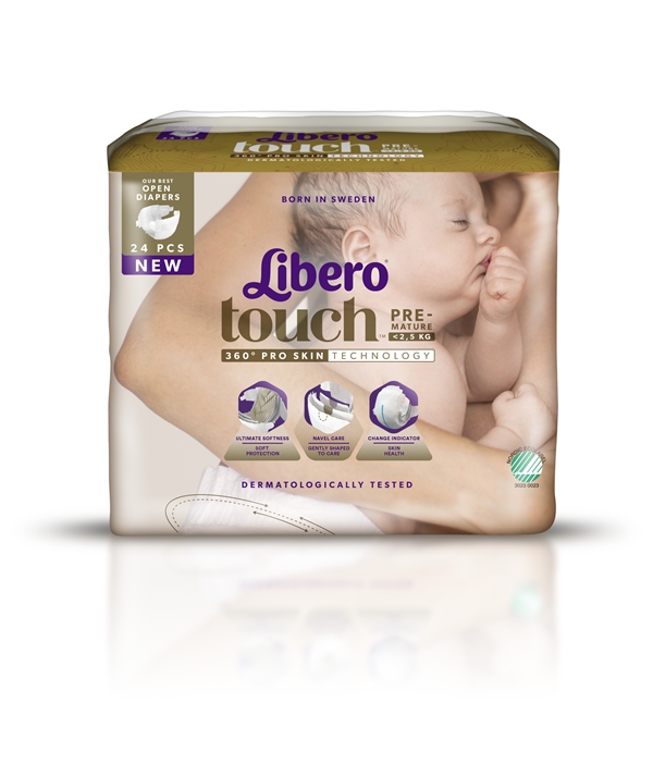 Lastenvaippa Libero touch, Premature 0-2,5kg 144KPL - Libero