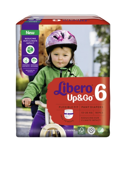 Lastenvaippa Libero Up&Go 6, Housuvaippa 13-20kg 144KPL - Libero - 1