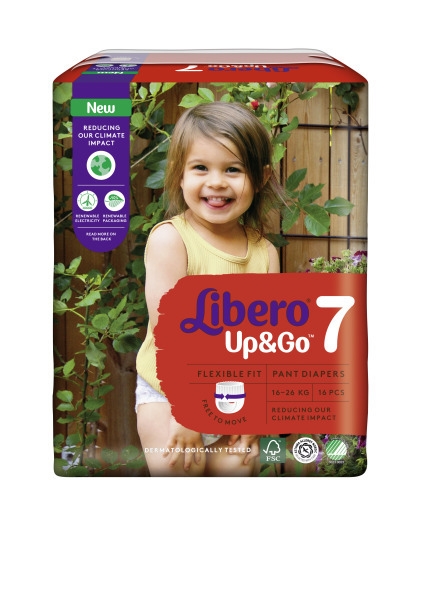 Lastenvaippa Libero Up&Go 7, Housuvaippa 16-26kg 128KPL - Libero - 1