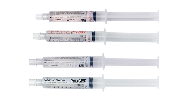 Esitäytetty ruisku 0,9% NaCl, 10ml Polyflush tp-s 240KPL - PolyFlush - 4