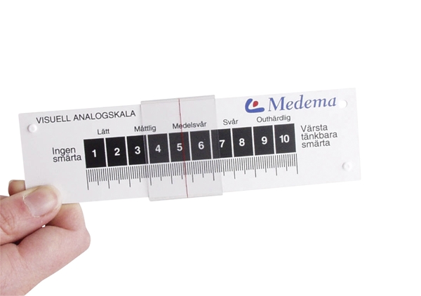 VAS-mittari ruotsinkielinen, taskukoko 15cm 1KPL