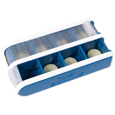 Lääkeannostelija Schine Pill Box, S sininen 1KPL 2 vrk x 4 lok