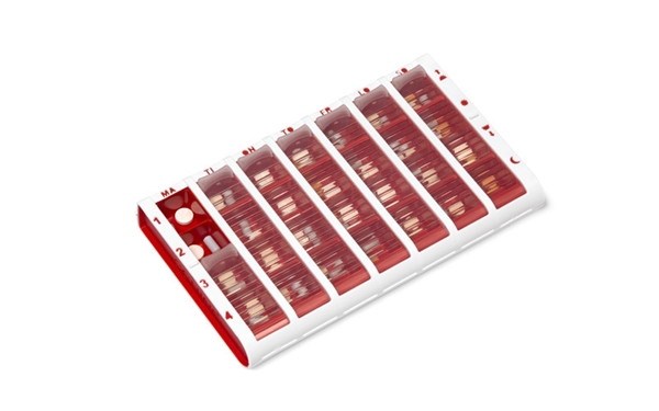 Lääkeannostelija Schine Pill B, L pun ruots 1KPL