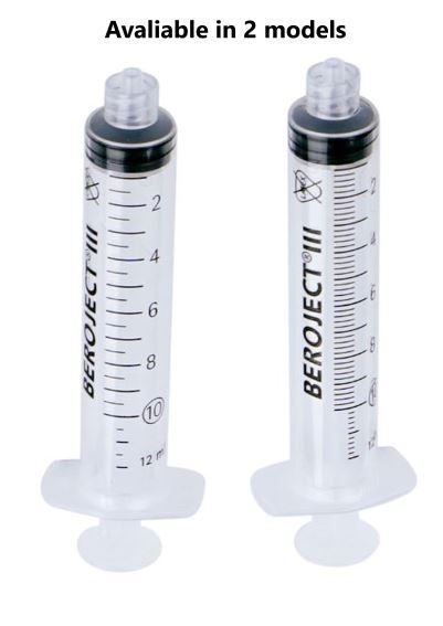 Ruisku luerlock 3-os Beroject, 10ml 0,5ml keskitetty 100KPL - Beroject - 3