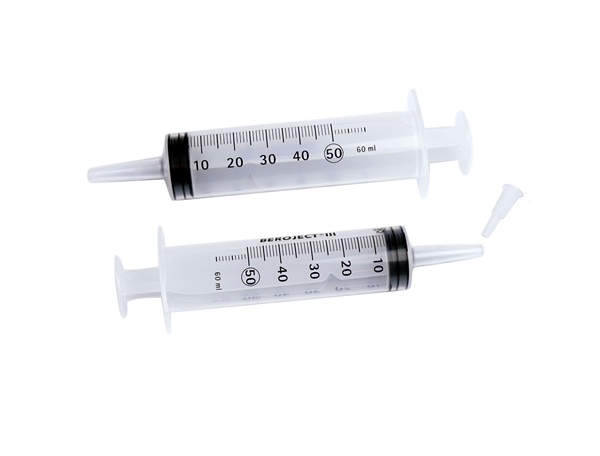 Huuhteluruisku 3-os Beroject, 50/60ml 1ml 20KPL - Beroject