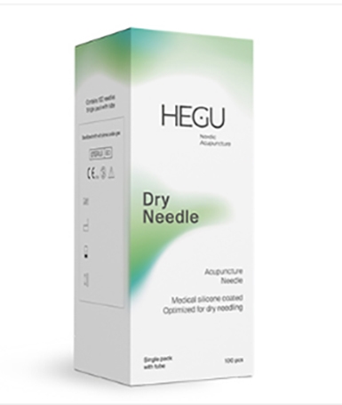 Akupunktioneula Hegu Dry, Ohjaimella 0,30x60mm 100KPL