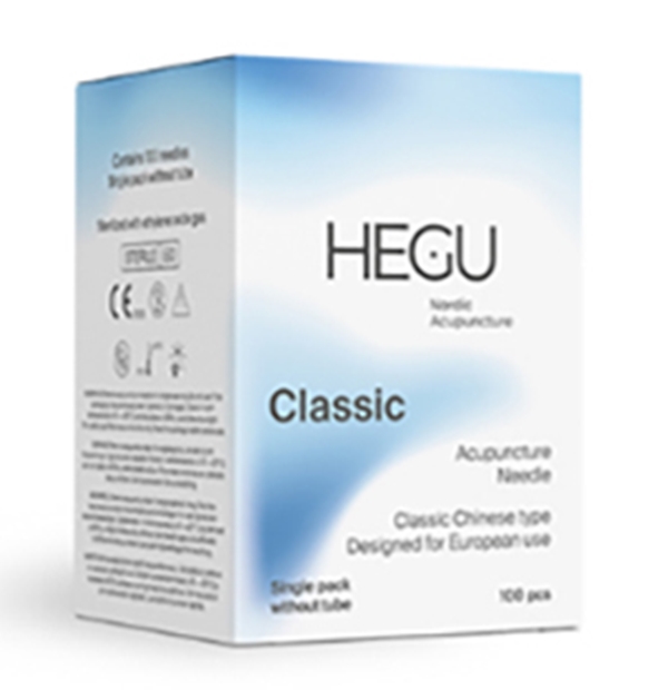 Akupunktioneula Hegu Classic, 0,30 x75 mm 100KPL - 1