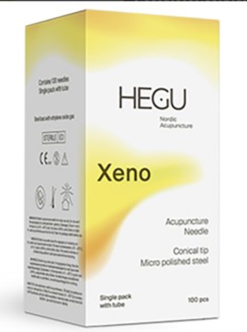 Akupunktioneula Hegu Xeno, 0,20 x 15 mm hylsyllä 100KPL - 1