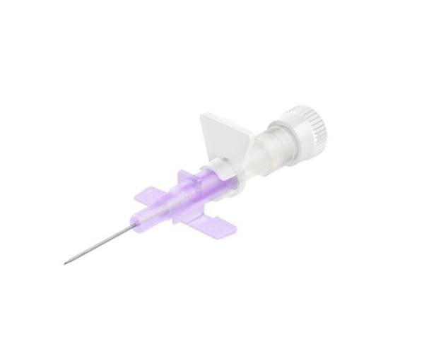 Perifeerinen turvakanyyli 26G, 0,6x19mm violetti 50KPL