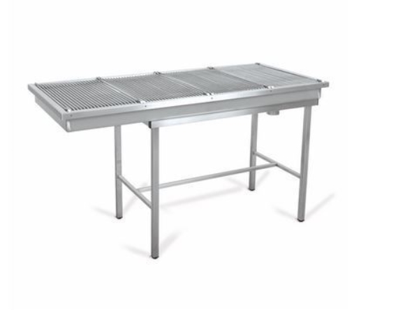 Pesu-/hammaspöytä 146x65x85cm, irrotettavat ritilät