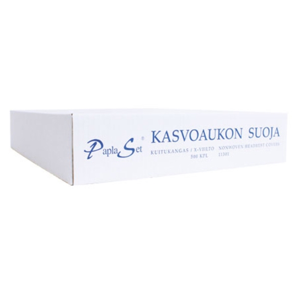 Kasvoaukon suoja kuitukangas, X-viilto 35x40cm 500KPL