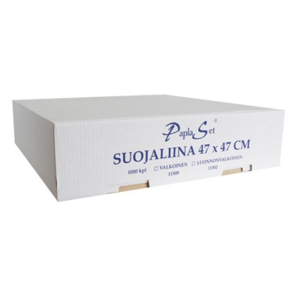 Suojaliina luonnonvalk. kreppi, 47x47 cm 1000KPL