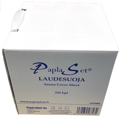 Laudesuoja taitettu, kreppi PE 40x40cm 220KPL