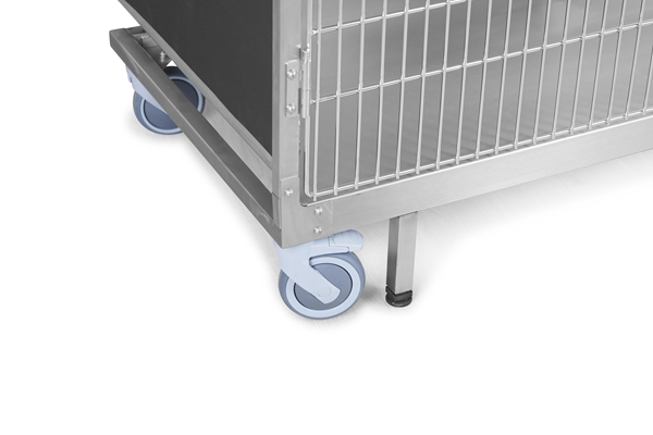 Heräämöhäkki yhdistelmä 2 x 3. Jaettavilla häkeillä eli 3-5 potilaalle, sis jakolevyt - 4