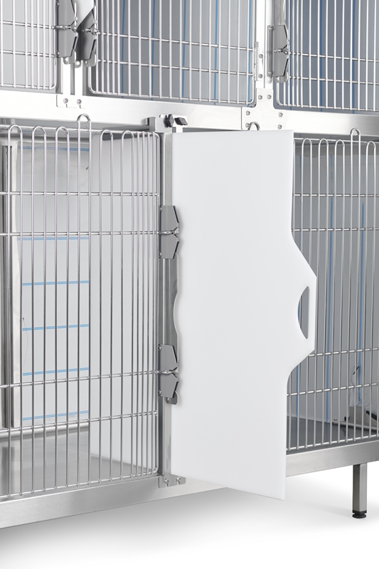 Heräämöhäkki yhdistelmä 2 x 3. Jaettavilla häkeillä eli 3-5 potilaalle, sis jakolevyt - 5