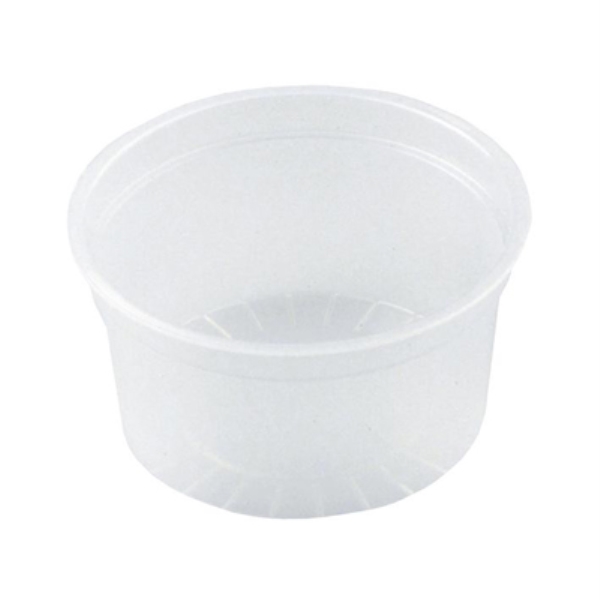 Muovirasia Polarcup, 100ml pyöreä natura 60kpl