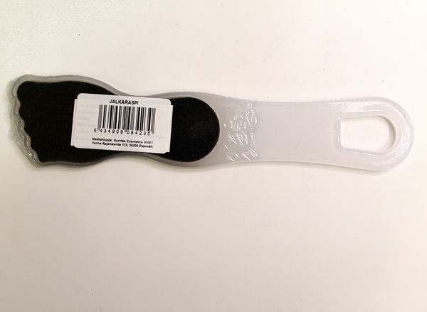 Jalkaraspi kaksipuolinen, muovi 180x35mm 100KPL