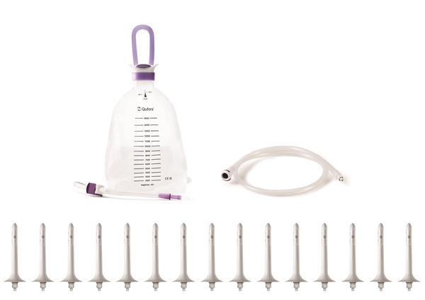 Suolihuuhtelujärjest Irrisedo, Klick tarvikesetti 1 KPL - Qufora