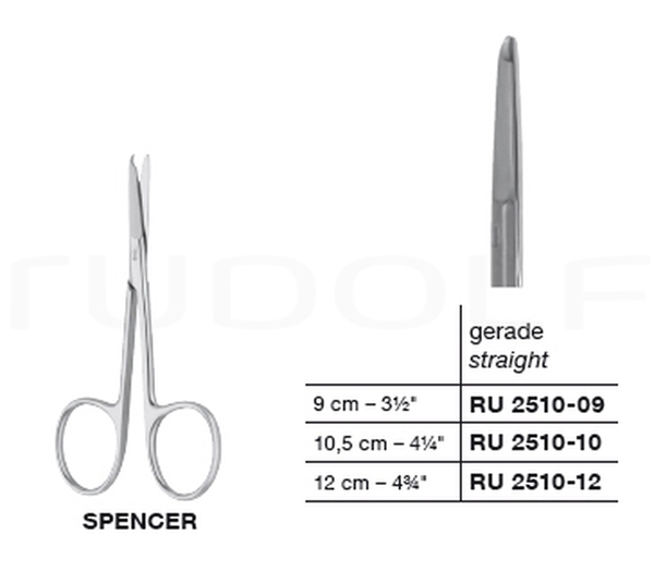 Ompeleenpoistosakset 12cm, 1 kpl