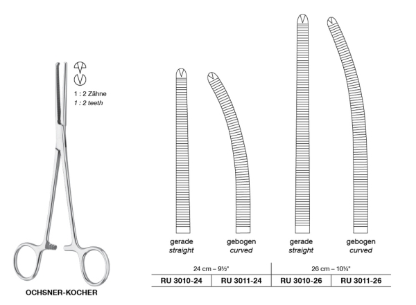 Kocher kir 1x2 käyrä 24cm