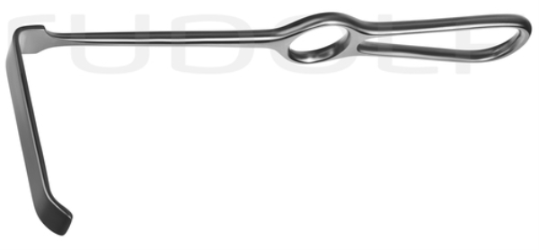 Haka kulma Kocher-Langenbeck, 25x8 mm, 21,0cm