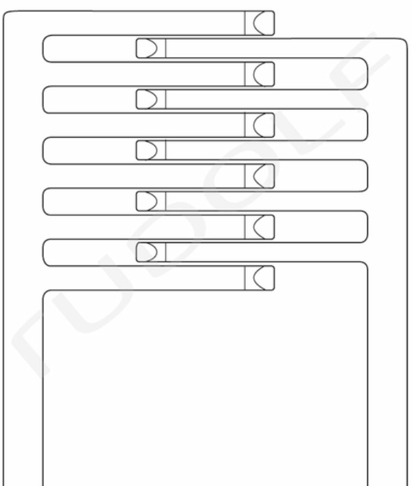 Haka Adson 27cm RU 4741-51, 5X6 tylppä, RU 4741-51