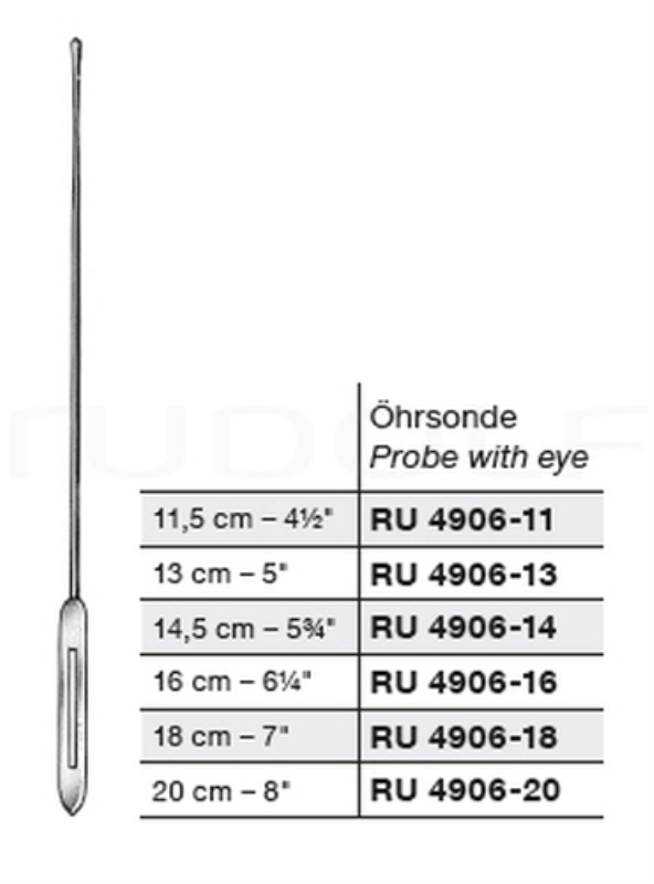 Sondi 20cm probe silmällinen, 1 kpl