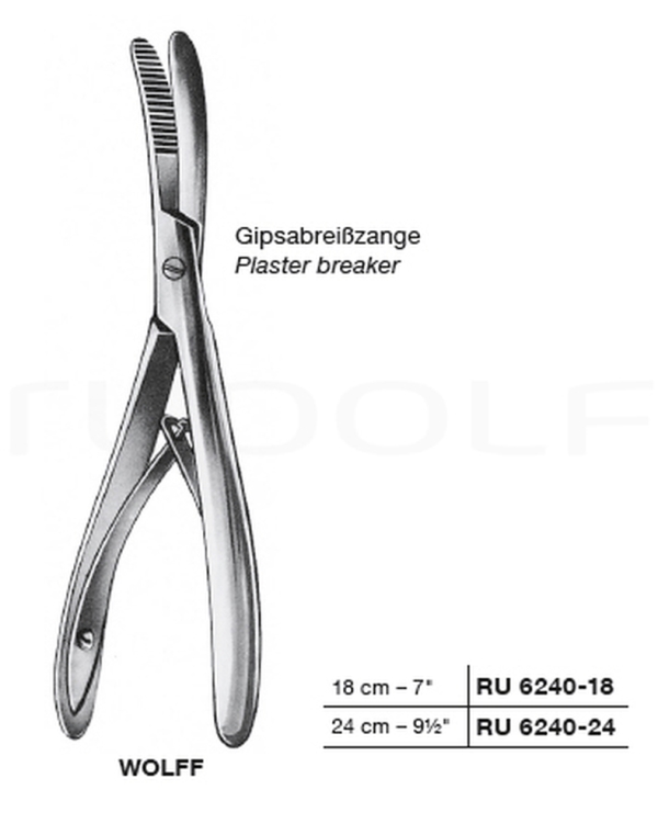 Kipsinmurtaja Wolff 24cm, 1kpl