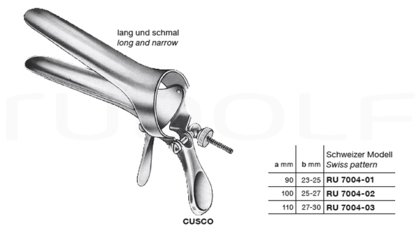 Spekula Cusco 110x27-30mm