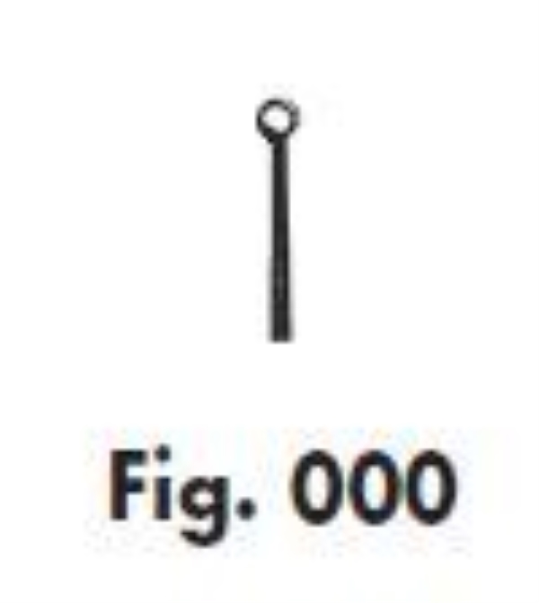 Korvakyretti Buck, fig.000, tylppä, taivutettu pää