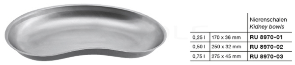 Kaarimalja 275x150x45mm, RST, 0,75L