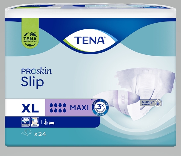 Teippisuoja Tena Slip Maxi, XL (3x24kpl) 72KPL - Tena - 2