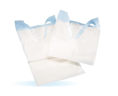 Ruokalappu Tena nauhat, 37x48cm 3krs tasku 900KPL