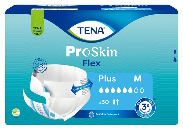 Vyösuoja TENA Flex Plus M (3x30kpl) 90KPL, M (3x30kpl) 90KPL - Tena - 1