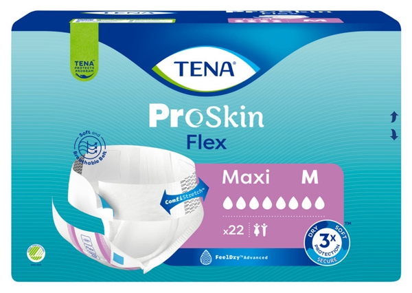 Vyösuoja TENA Flex Maxi M (3x22kpl) 66KPL, M (3x22kpl) 66KPL - Tena - 1