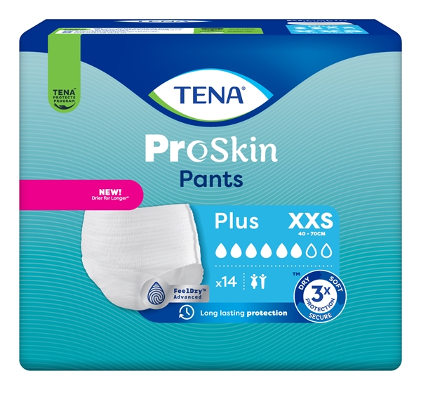 Inkohousut TENA Pants Plus, XXS (4x14kpl) 56KPL - Tena - 2